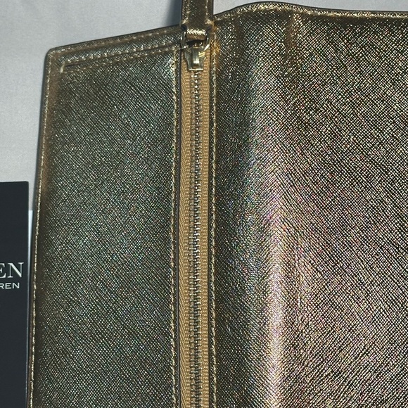 Ralph Lauren Gold Leather Wallet - Picture 9 of 13